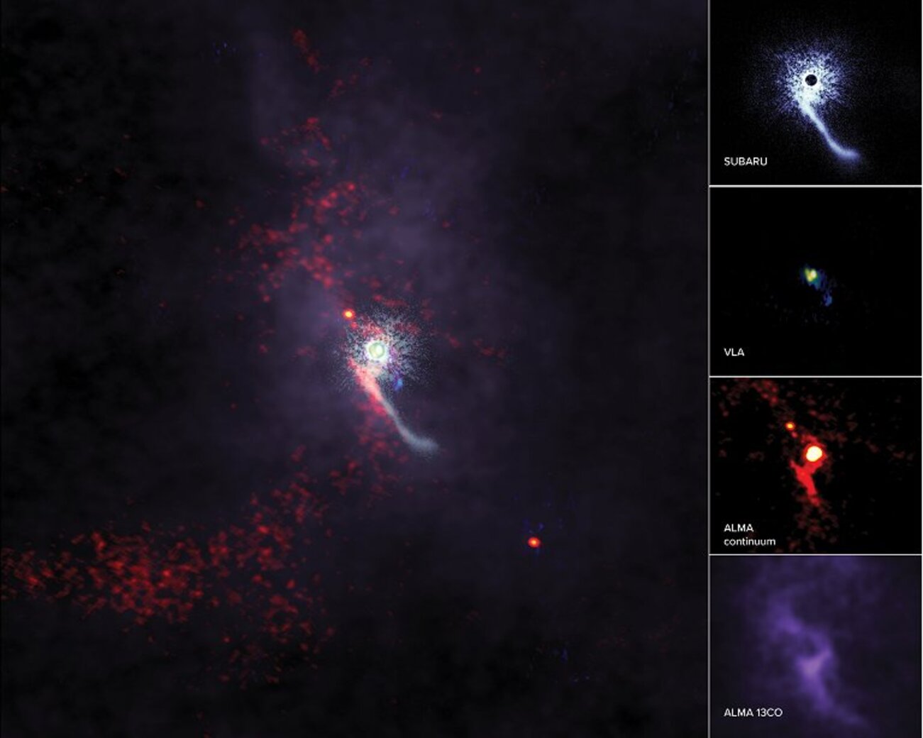 Colisão cósmica é captada por cientistas pela primeira vez na história, veja as imagens