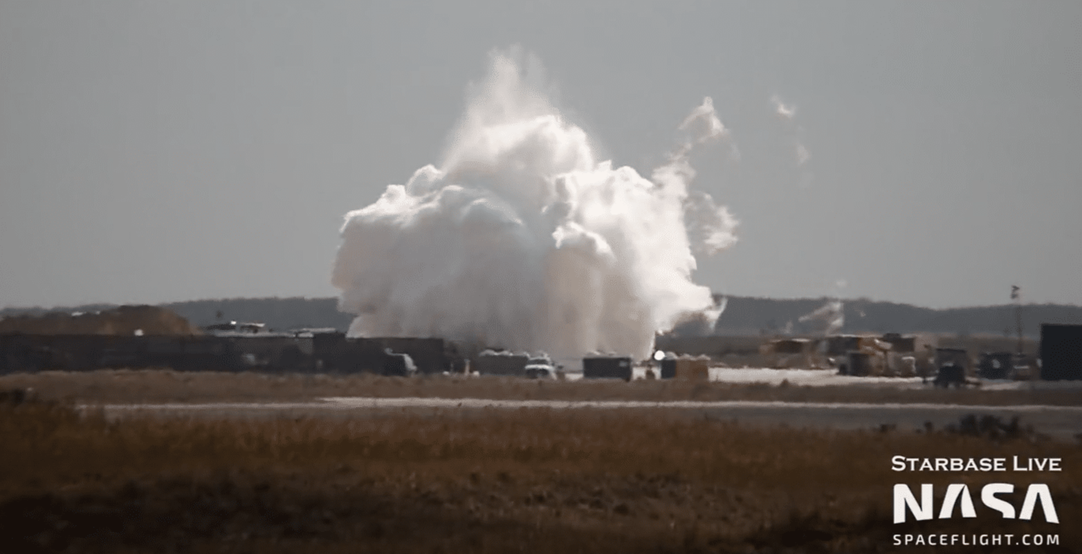Acidente na SpaceX causa explosão de tanque durante abastecimento de nitrogênio, confira