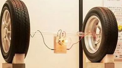 carro elétrico se recarrega com energia dos pneus