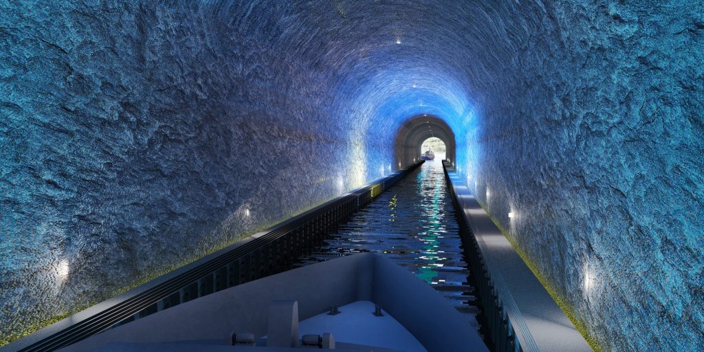 Primeiro túnel de navios será construído na Noruega