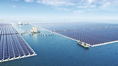 usina solar flutuante da china