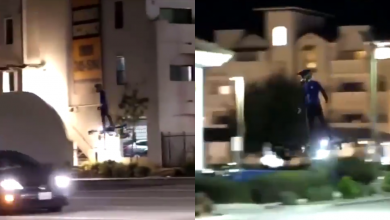 Nos EUA, homem foi visto em hoverboard