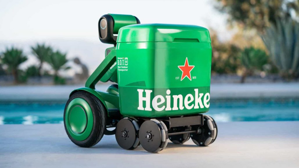 Heineken cria cooler robotizado que irá transformar o seu jeito de beber cerveja
