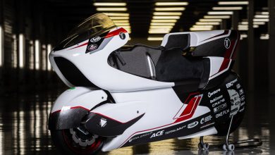 motocicleta elétrica mais aerodinâmica que qualquer outra motocicleta no mundo
