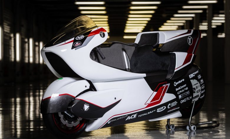 motocicleta elétrica mais aerodinâmica que qualquer outra motocicleta no mundo