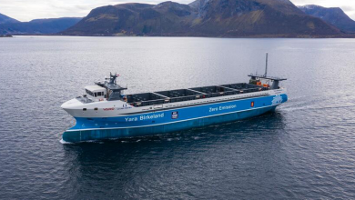 Cargueiro elétrico e autônomo irá fazer sua primeira viagem sem nenhum tripulanteCargueiro elétrico e autônomo irá fazer sua primeira viagem sem nenhum tripulante