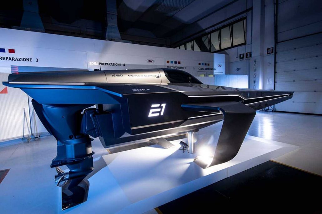 Racebird: A nova lancha elétrica de alta velocidade criada para inaugurar a corrida Fórmula E1