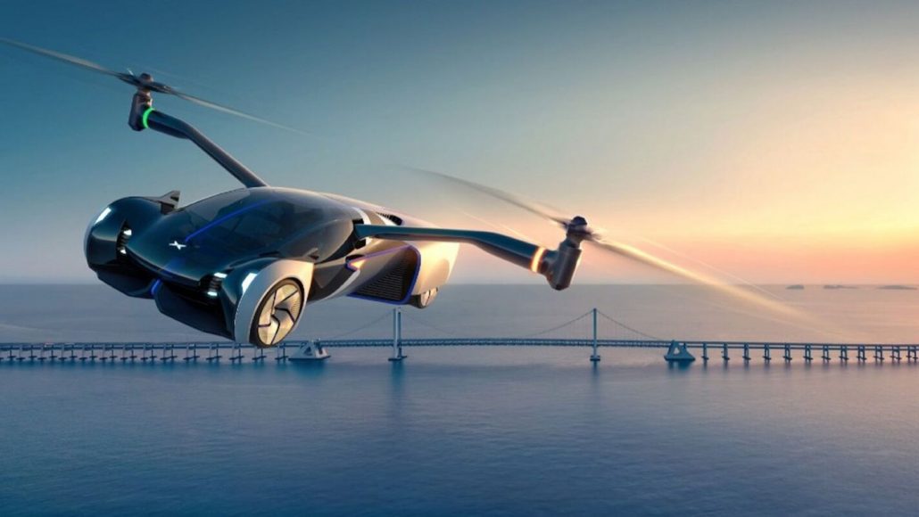 Xpeng lança carro voador superesportivo com hélice retrátil