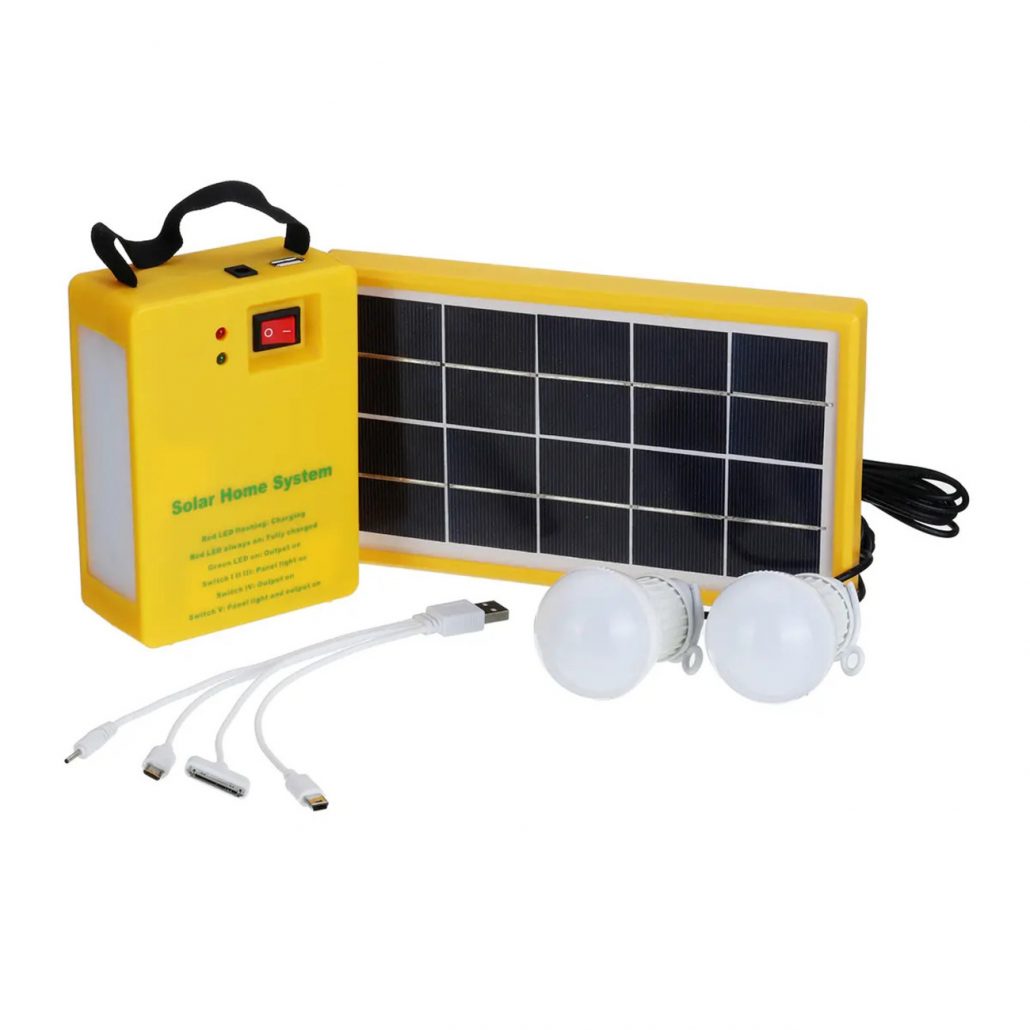 Kit de energia solar custa menos que R$ 200 e é capaz de recarregar diversos aparelhos