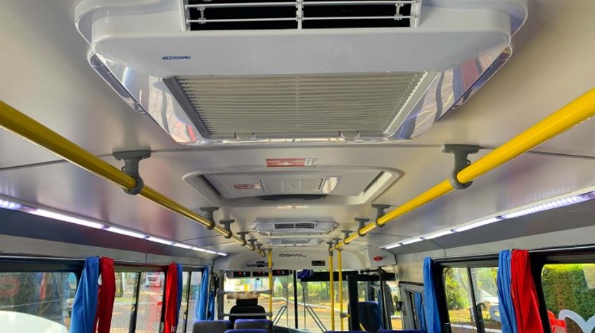 Brasil tem o ônibus com ar-condicionado e sistema de energia solar: confira