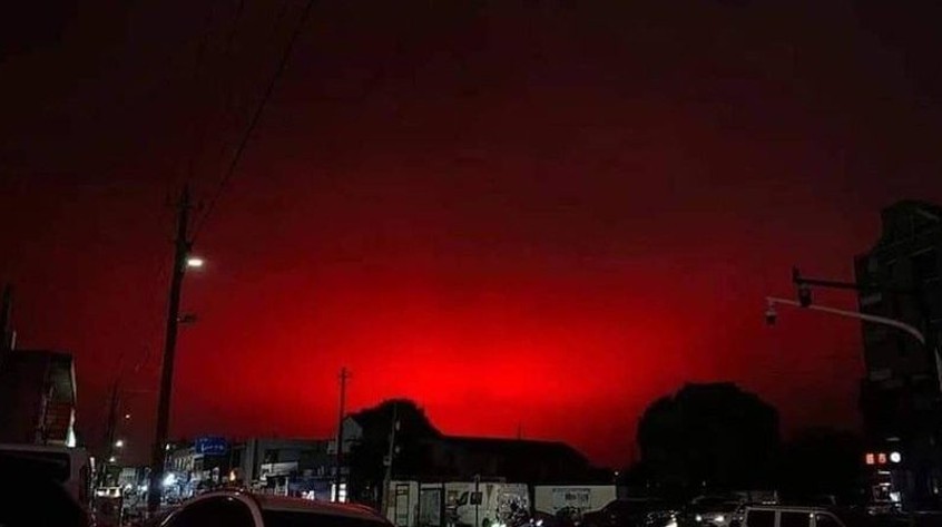 Céu vermelho na China? Confira o vídeo e entenda o que aconteceu