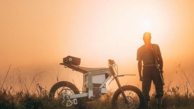 Moto elétrica movida a energia solar: usada para anti-caça