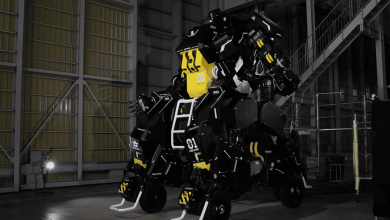 Startup japonesa cria robô gigante inspirado em dinossauro controlável por dentro