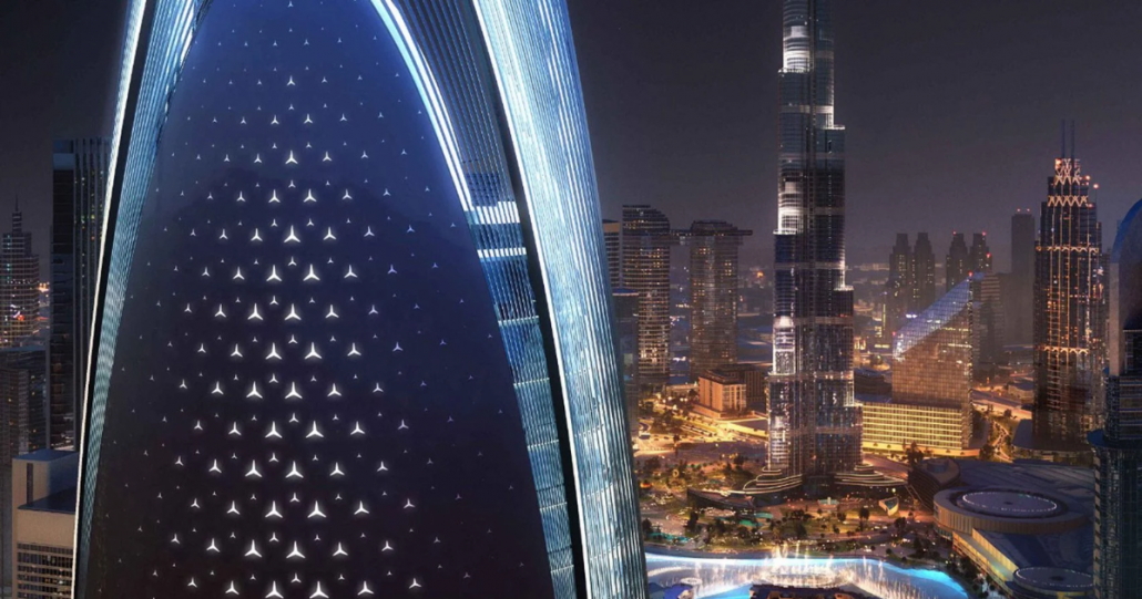 Mercedes-Benz revela projeto do primeiro arranha-céu residencial em Dubai