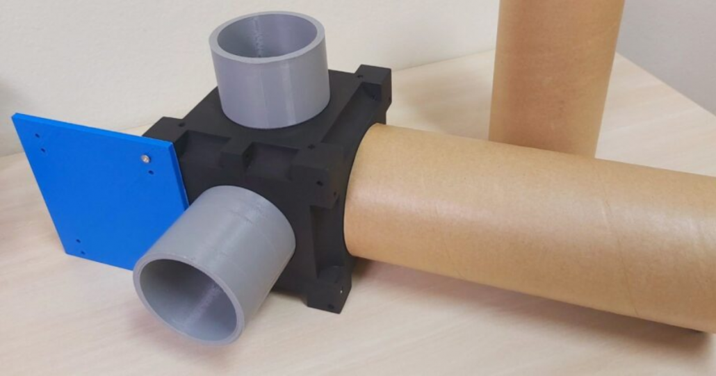 Pesquisadoras da Unicamp criam conector de tubos de papelão para construção civil