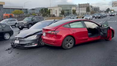 Veja vídeo de acidente envolvendo vários Teslas