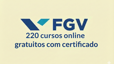 FGV 220 cursos online gratuitos com certificado